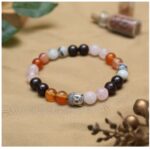 PCOD Crystal Bracelet with Buddha Charm-8mm(self-love & Emotional healing)