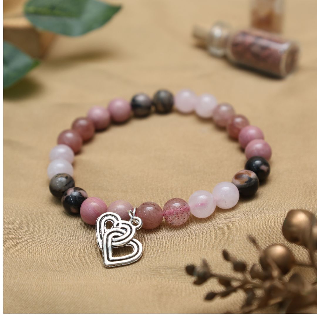 Love Crystal Bracelet-8mm(Attract love & Positive relationships)