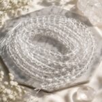 Clear Quartz String (48 Beads) | Premium Natural Crystal Beads for Jewelry Making