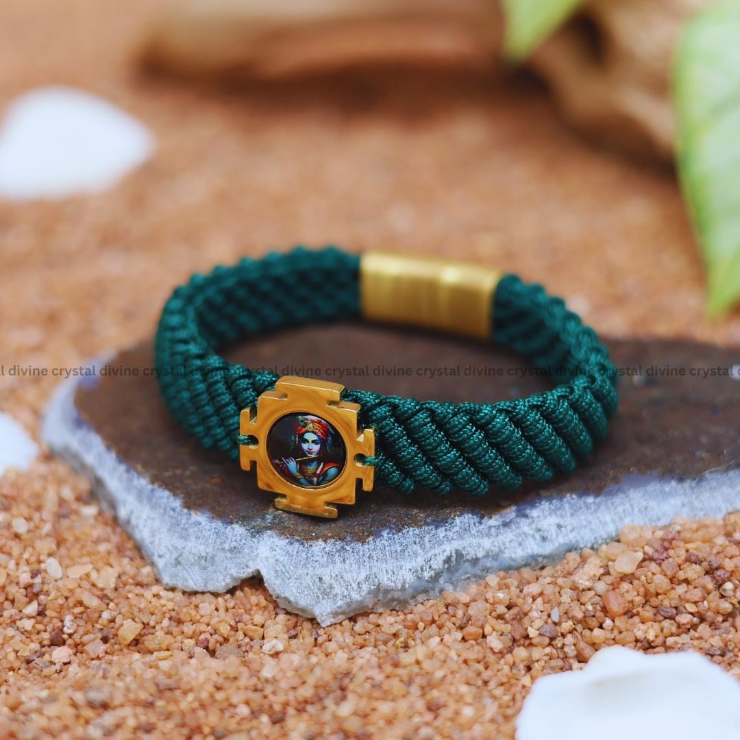 Krishna, the True Preacher of Karma – Threaded Bracelet