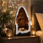 Natural Citrine Geode – 41.53 Premium Crystal Geode for Home & Office Decor