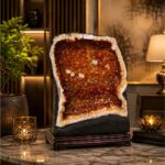 Natural Citrine Geode – 38.80 KG Premium Crystal Geode for Home & Office Decor