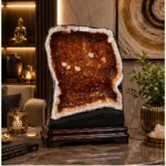Natural Citrine Geode – 38.80 KG Premium Crystal Geode for Home & Office Decor