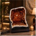 Natural Citrine Geode – 39.14 KG Premium Crystal Geode for Home & Office Decor