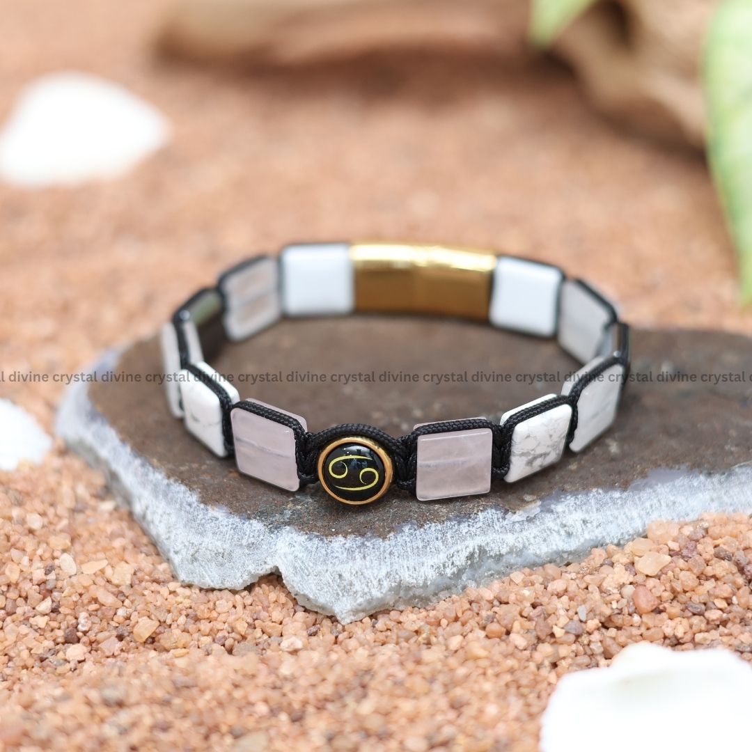 Cancer Serenity Zodiac Bracelet – Intuition, Love & Emotional Strength Ruled By Moon