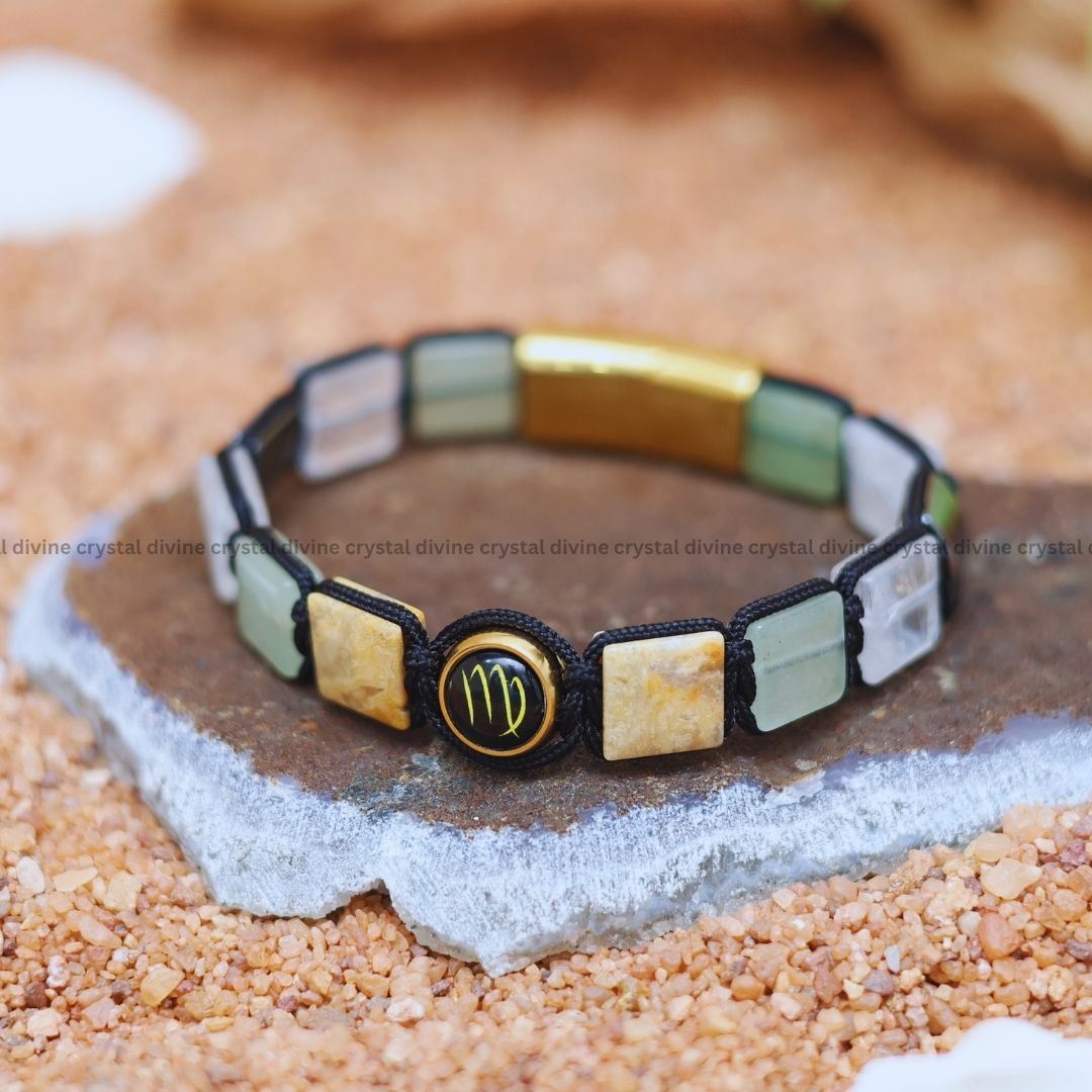 Virgo Zodiac Bracelet – Precision, Clarity & Grounded Wisdom Ruled By Mercury