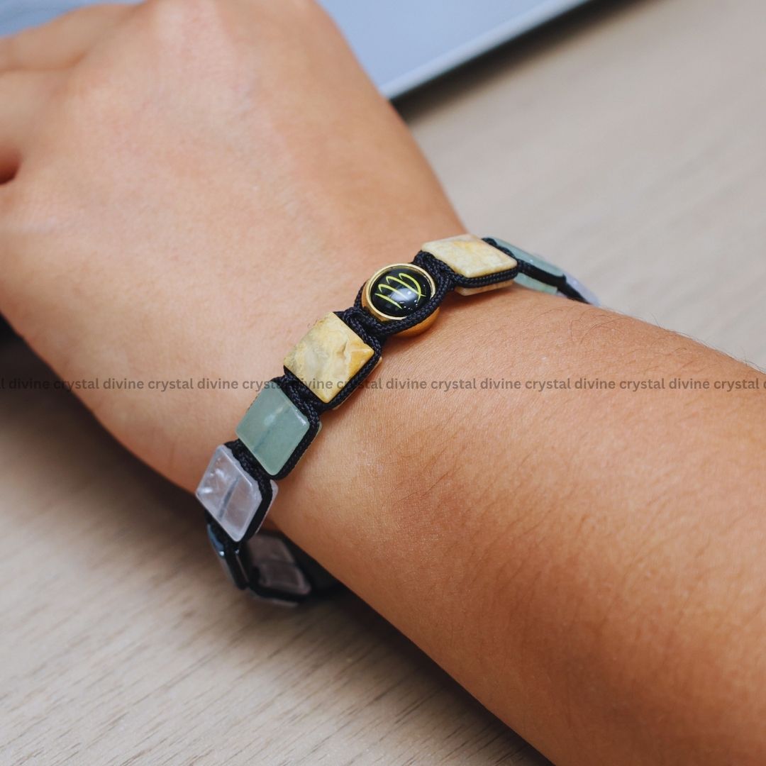 Virgo Zodiac Bracelet – Precision, Clarity & Grounded Wisdom Ruled By Mercury