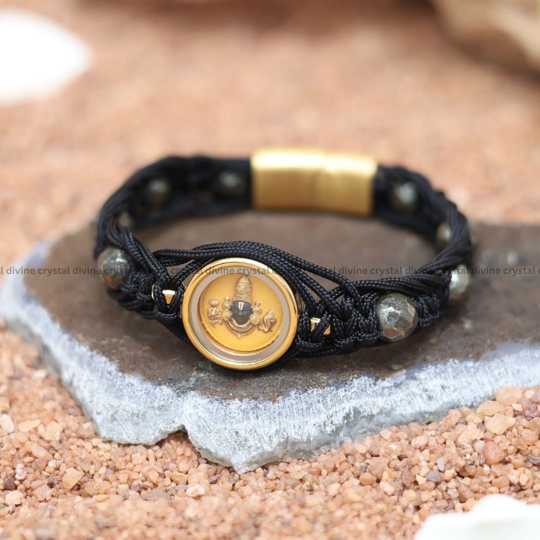 Blessed Prosperity | Wealth & Opportunity Bracelet (Balaji Pyrite)