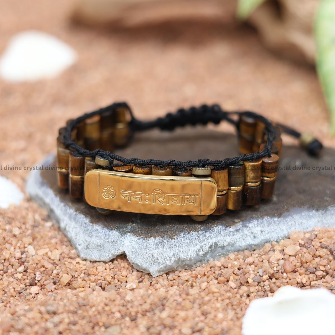 The Shelter Of Soul The Shiva Tiger Eye Premium Wristband Bracelet