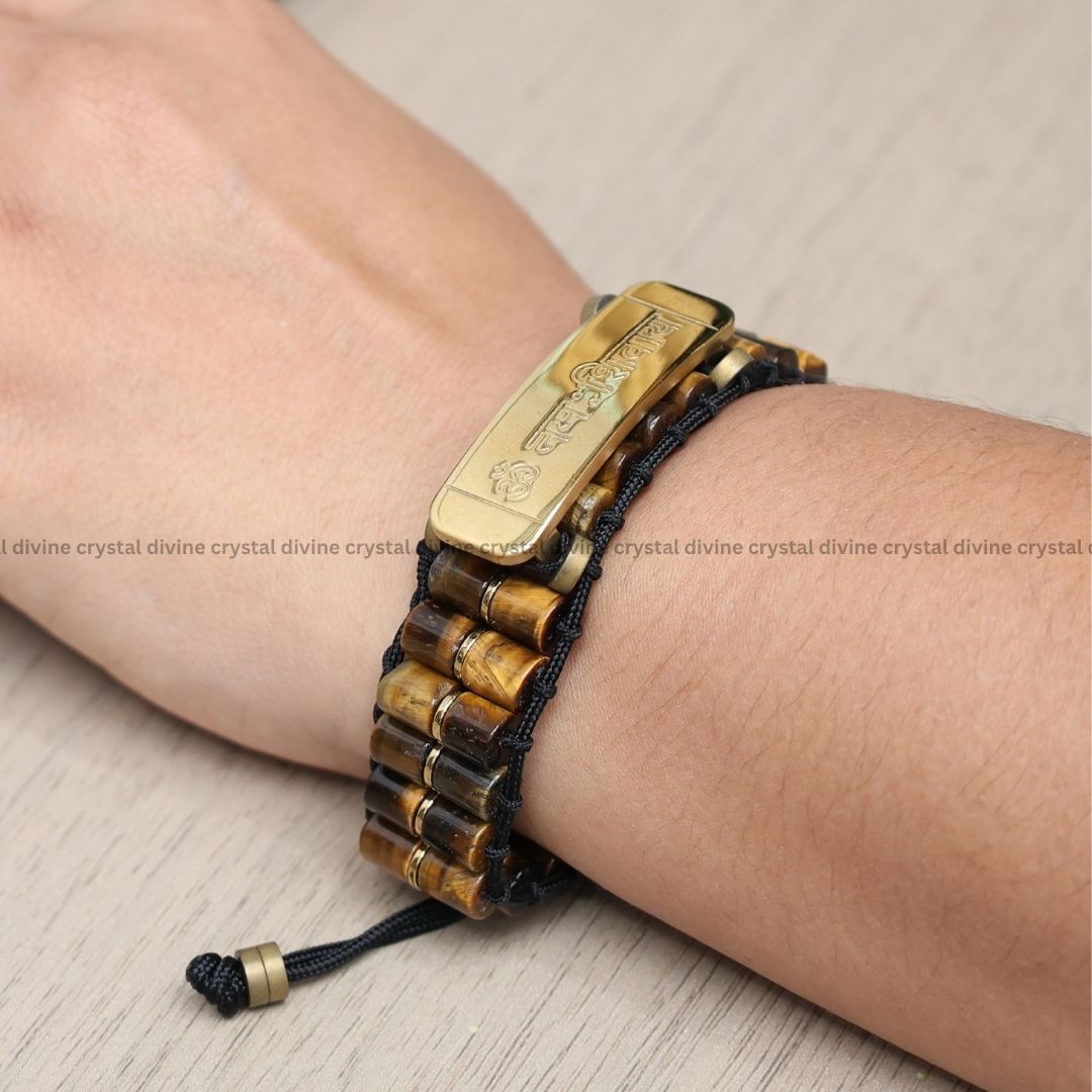The Shelter Of Soul The Shiva Tiger Eye Premium Wristband Bracelet