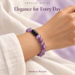 Amethyst Magnet Bracelet-8mm(Calm & Relaxation)