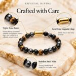 Triple Protection Magnet Bracelet-8mm (Focus & Determination)