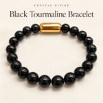 Black Tourmaline Magnet Bracelet-8mm(Energy & Protection)