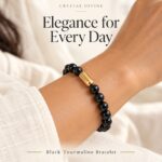 Black Tourmaline Magnet Bracelet-8mm(Energy & Protection)