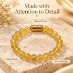 Citrine Magnet Bracelet-8mm (Motivation & Focus)