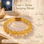 Citrine Magnet Bracelet-8mm (Motivation & Focus)