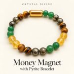 Money Magnet with Pyrite Bracelet-8mm (Abundance & Prosperity)