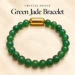 Green Jade Magnet Bracelet-8mm(Harmony & Balance)
