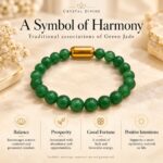Green Jade Magnet Bracelet-8mm(Harmony & Balance)
