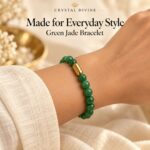 Green Jade Magnet Bracelet-8mm(Harmony & Balance)