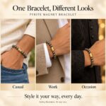Pyrite Magnet Bracelet-8mm(Abundance & Prosperity)