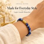 Lapis Luzli Magnet Bracelet-8mm (Wisdom & communication)