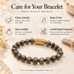 Pyrite Magnet Bracelet-8mm(Abundance & Prosperity)