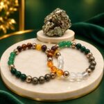 Buy 2 Dhanyog Bracelets & Get a FREE Pyrite Raw Stone (Wealth & Prosperity)
