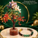 Dhanyog Bracelet & Seven Chakra Tree Combo (Wealth & Energy Balance)