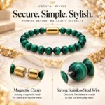Malachite Magnet Bracelet-8mm(Transformation & Growth)