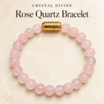 Rose Quartz Magnet Bracelet-8mm (Love & Affection)
