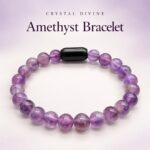 Amethyst Magnet Bracelet-8mm(Calm & Relaxation)