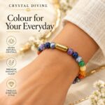 Seven Chakra Magnet Bracelet-8mm (Confidence & Motivation)