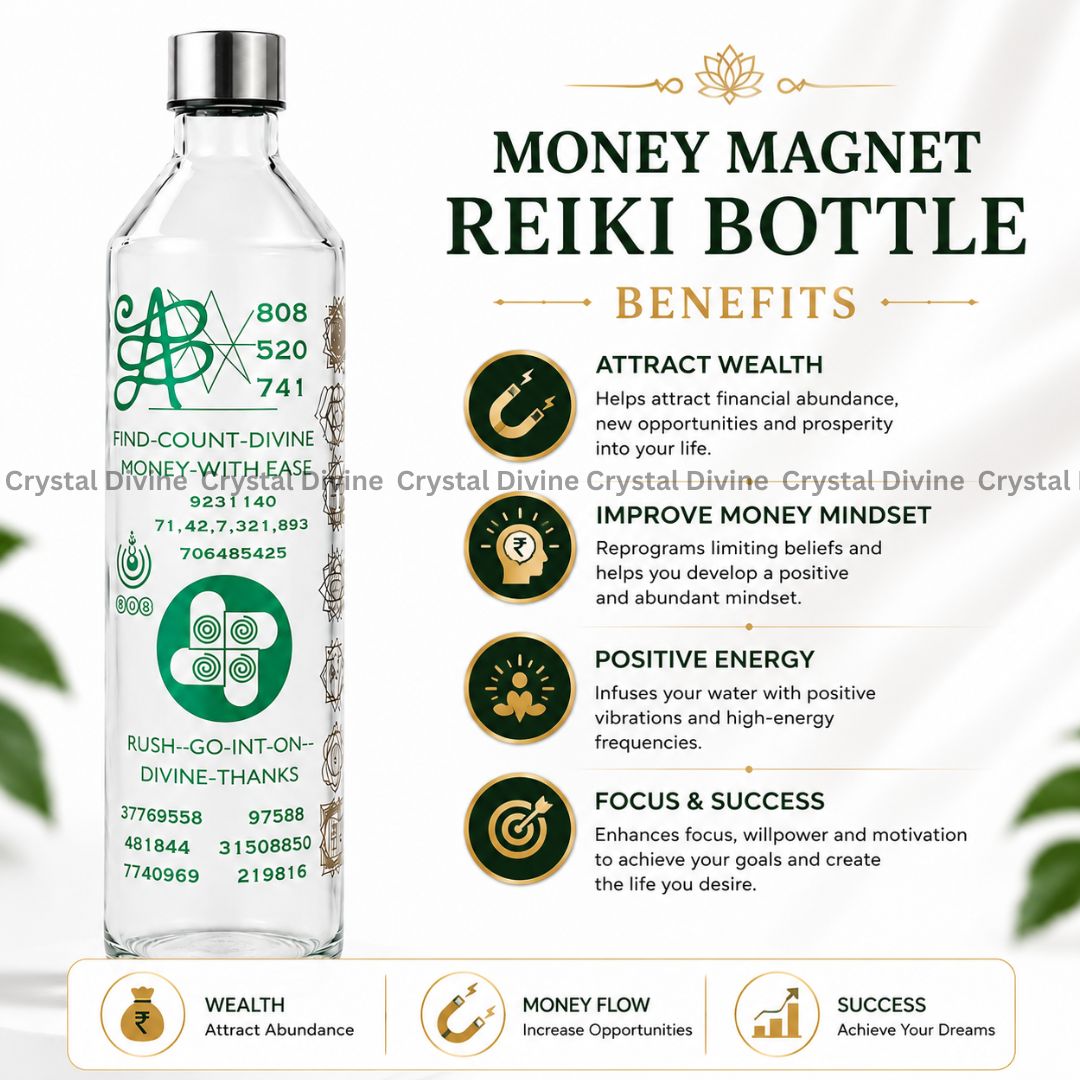 Money Magnet + Reiki Bottle Combo | Buy 1 Get 1 FREE (Abundance Positivity)