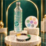 Money Magnet Reiki Bottle + Dhanyog Bracelet + FREE 7 Chakra Charging Plate ((Wealth & Abundance)