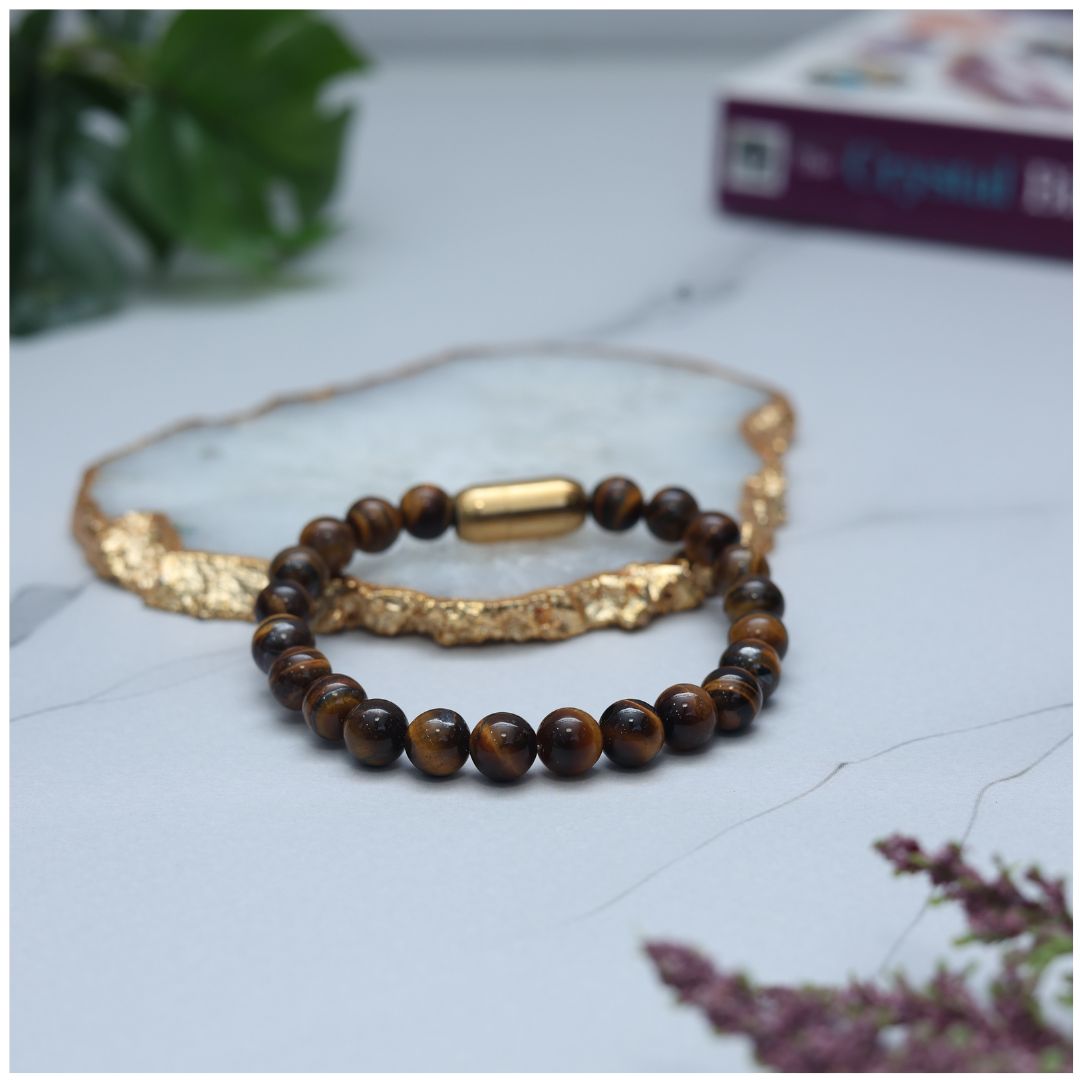 Tiger Eye Magnet Bracelet Bracelet-8mm