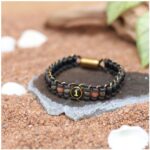 Ruling Number 1 Moolank Magnet Men’s Natural Stone Bracelet