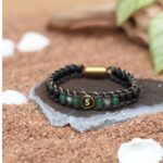 Ruling Number 5 Moolank Magnet Men’s Natural Stone Bracelet