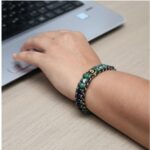 Ruling Number 5 Moolank Magnet Men’s Natural Stone Bracelet