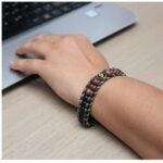 Ruling Number 9 Moolank Magnet Men’s Natural Stone Bracelet