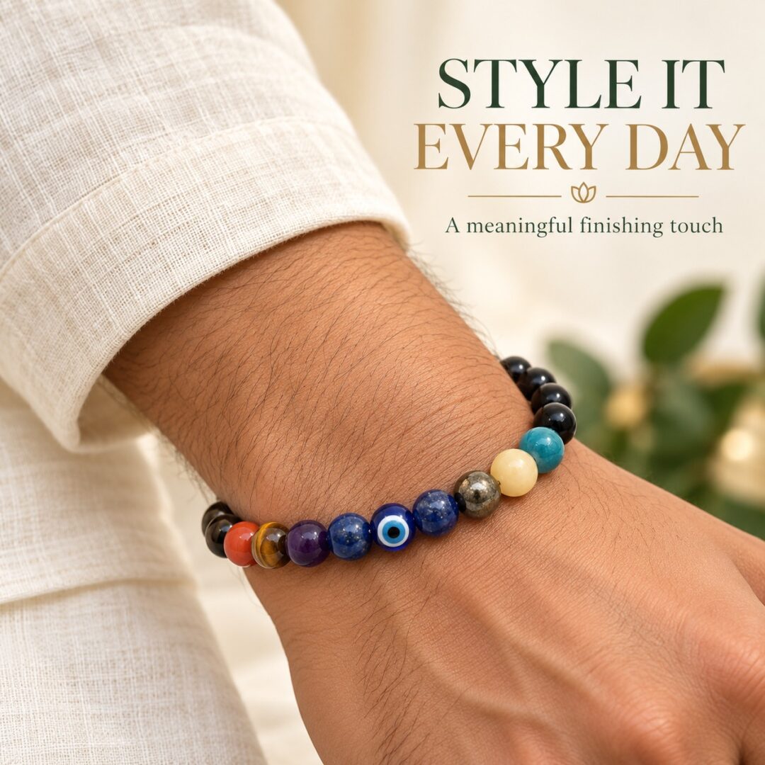 Nine Chakra Magnet Bracelet