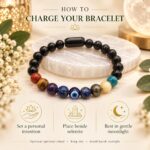 Nine Chakra Magnet Bracelet – Natural Healing Stones & Evil Eye Protection
